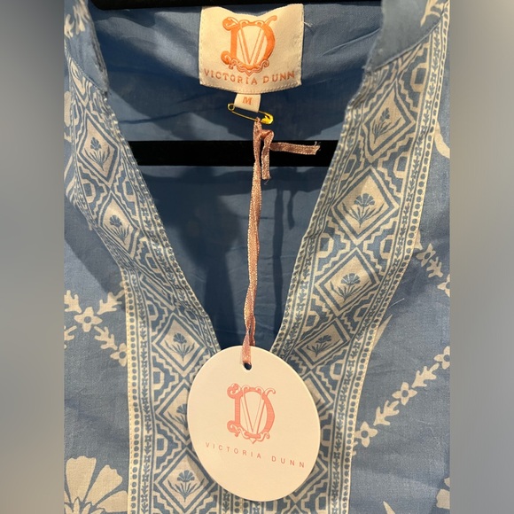 NWT Victoria Dunn Periwinkle Bloom Mini Dress - size M - Picture 5 of 9